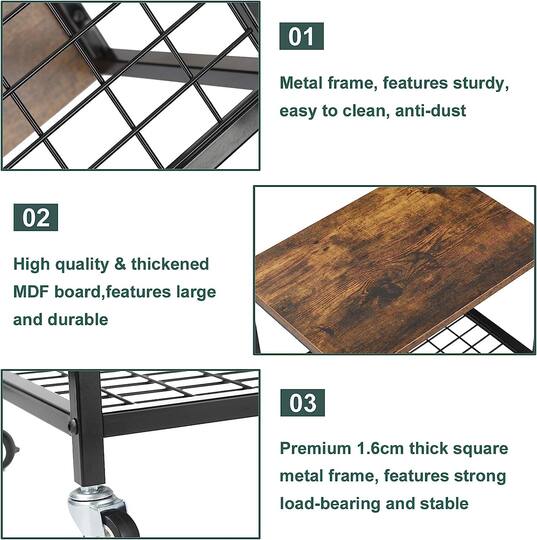 NEX™ 2-Tier Under Desk Printer Stand